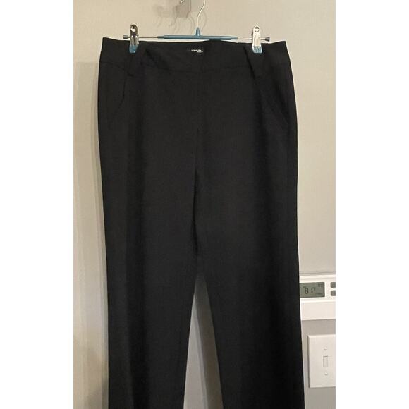 XOXO Pants Wide Leg Fine Pin Stripe Dress Women 5/6 Career Business Classic - Picture 2 of 13